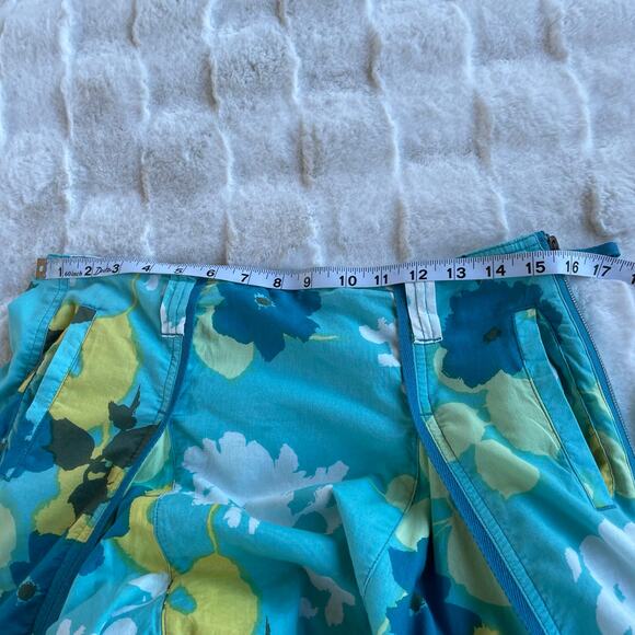 🔥Vintage Marithe Francois Girbaud Floral Full Circle Ruffled Knee Length Skirt - Picture 14 of 16